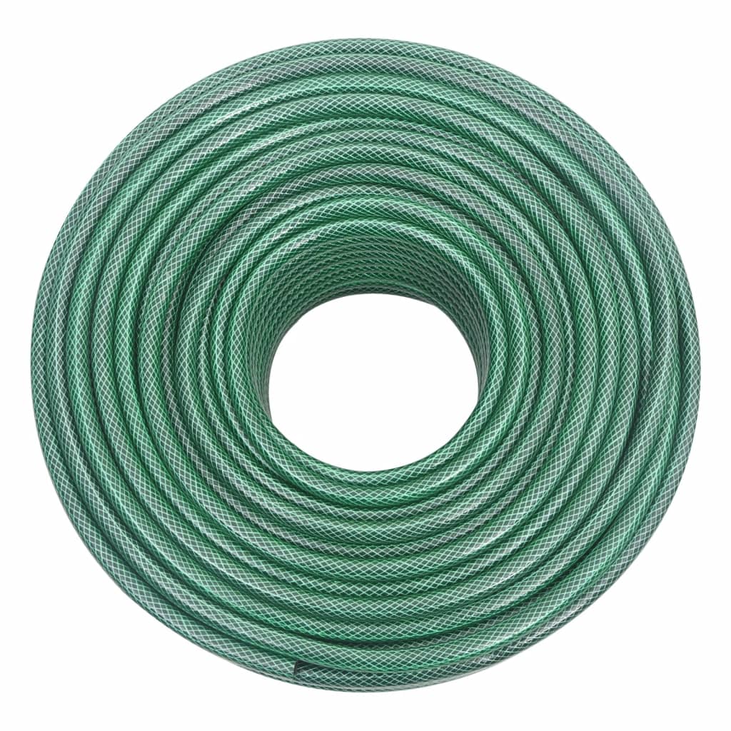 Vidaxl tuinslang met koppelingsset 0,5'' 100 m pvc groen