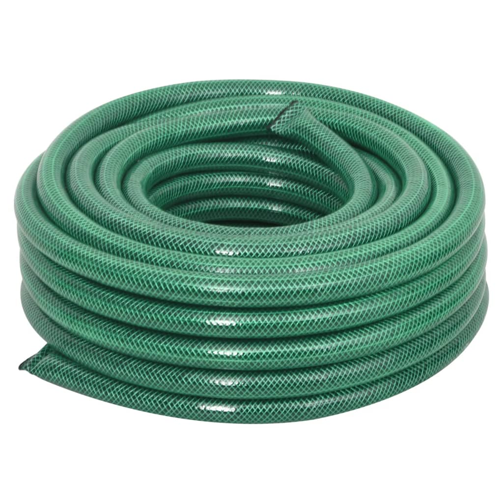 Vidaxl tuinslang met koppelingsset 0,9'' 100 m pvc groen