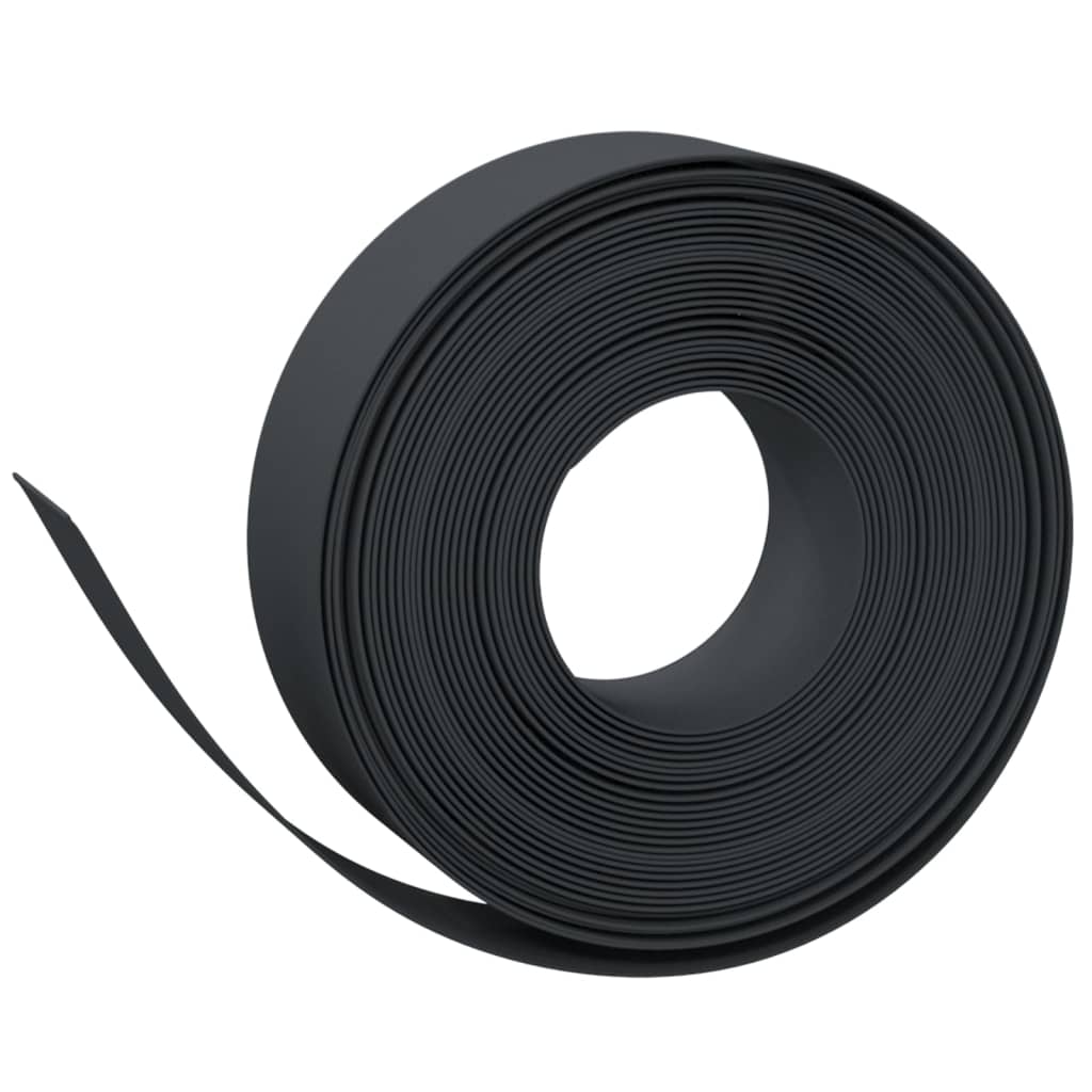 Vidaxl tuinranden 4 st 10 m 15 cm polyetheen zwart