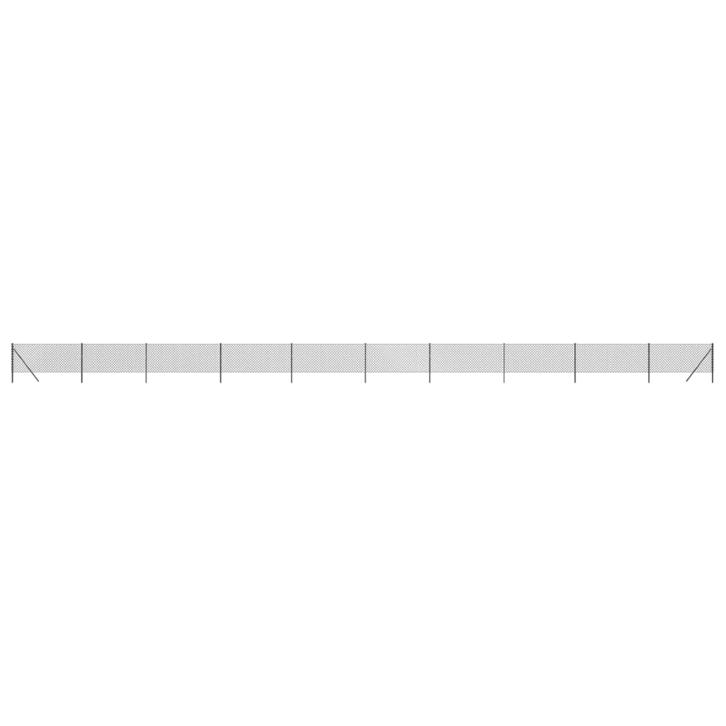 Vidaxl gaashek 1,1x25m antracietkleurig
