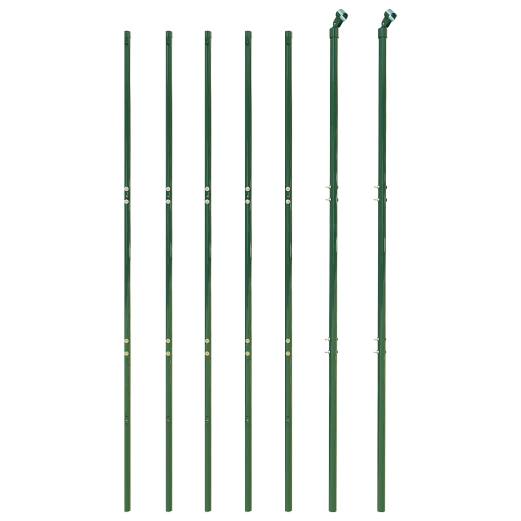 Vidaxl draadgaashek met grondankers 2x10 m groen