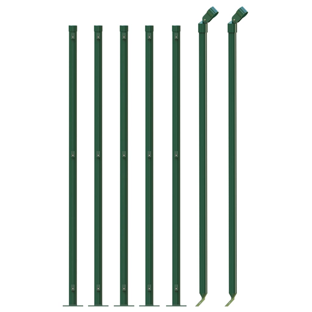 VidaXL Gaashek met flens 1x10m groen