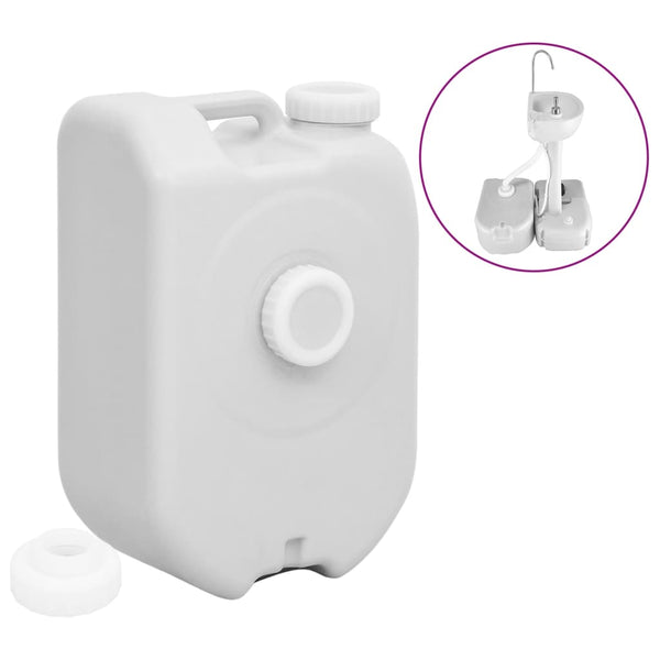 Vidaxl watertank draagbaar 24 l grijs