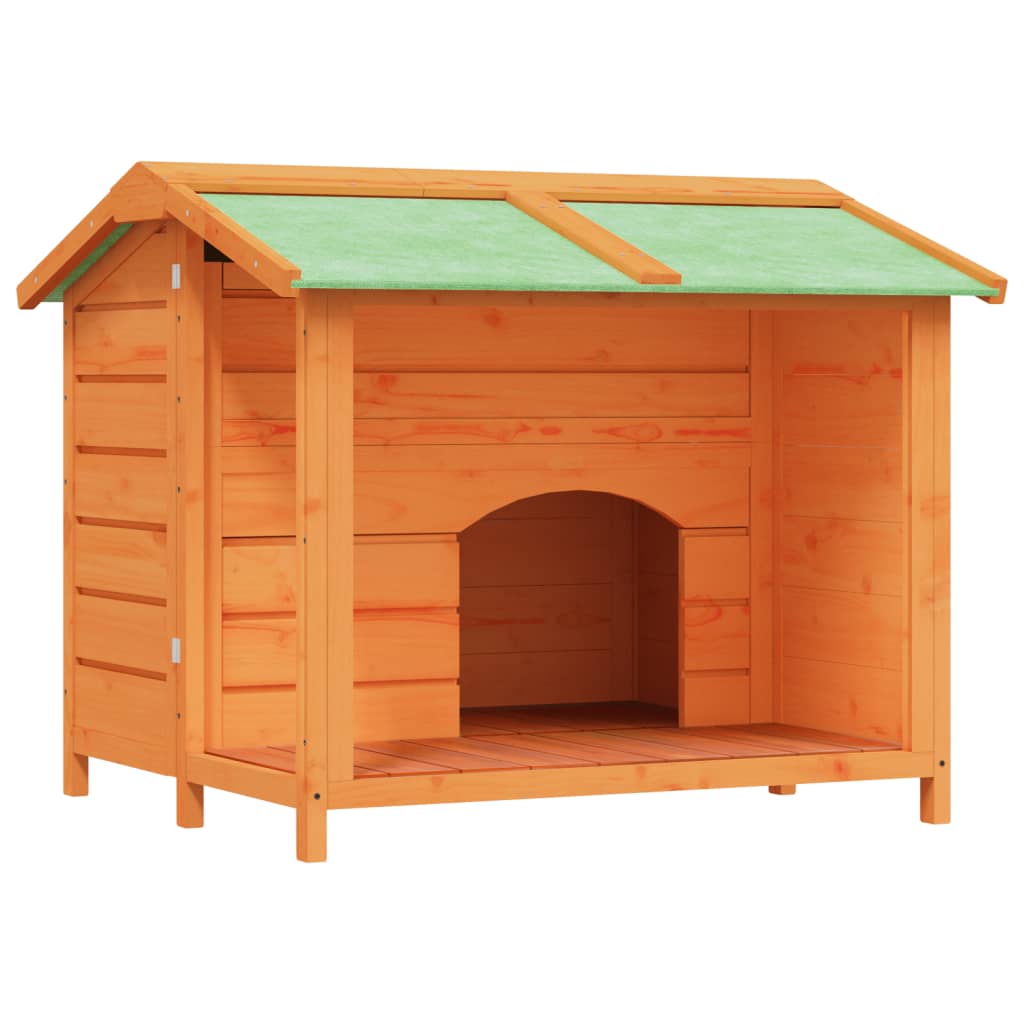 VidaXL Hondenhok 96x87x80,5 cm massief groenenhout bruin
