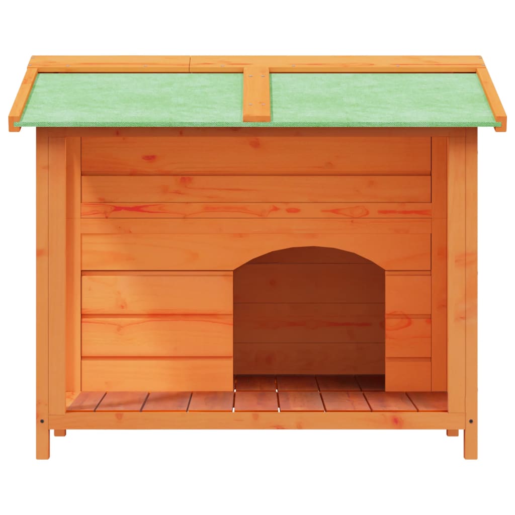 VidaXL Hondenhok 96x87x80,5 cm massief groenenhout bruin