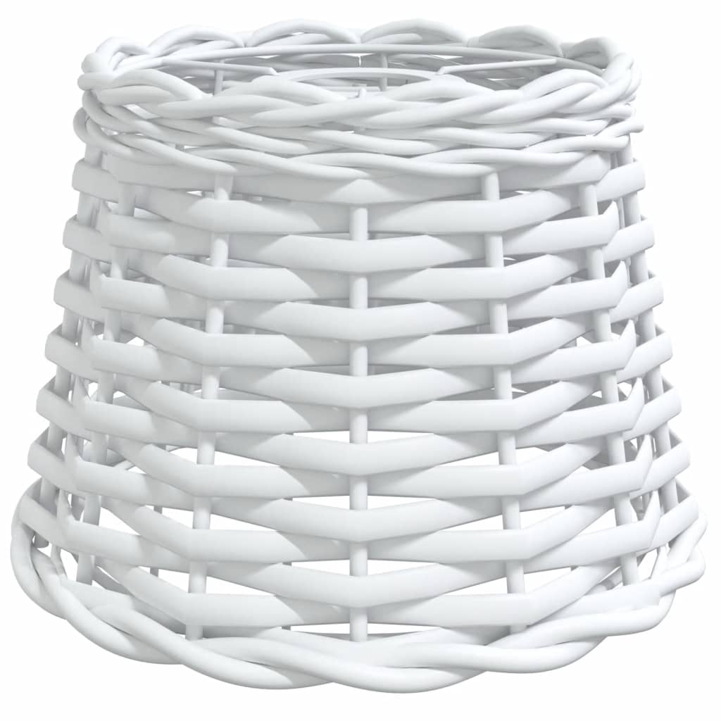 Vidaxl plafondlampenkap ø20x15 cm riet wit