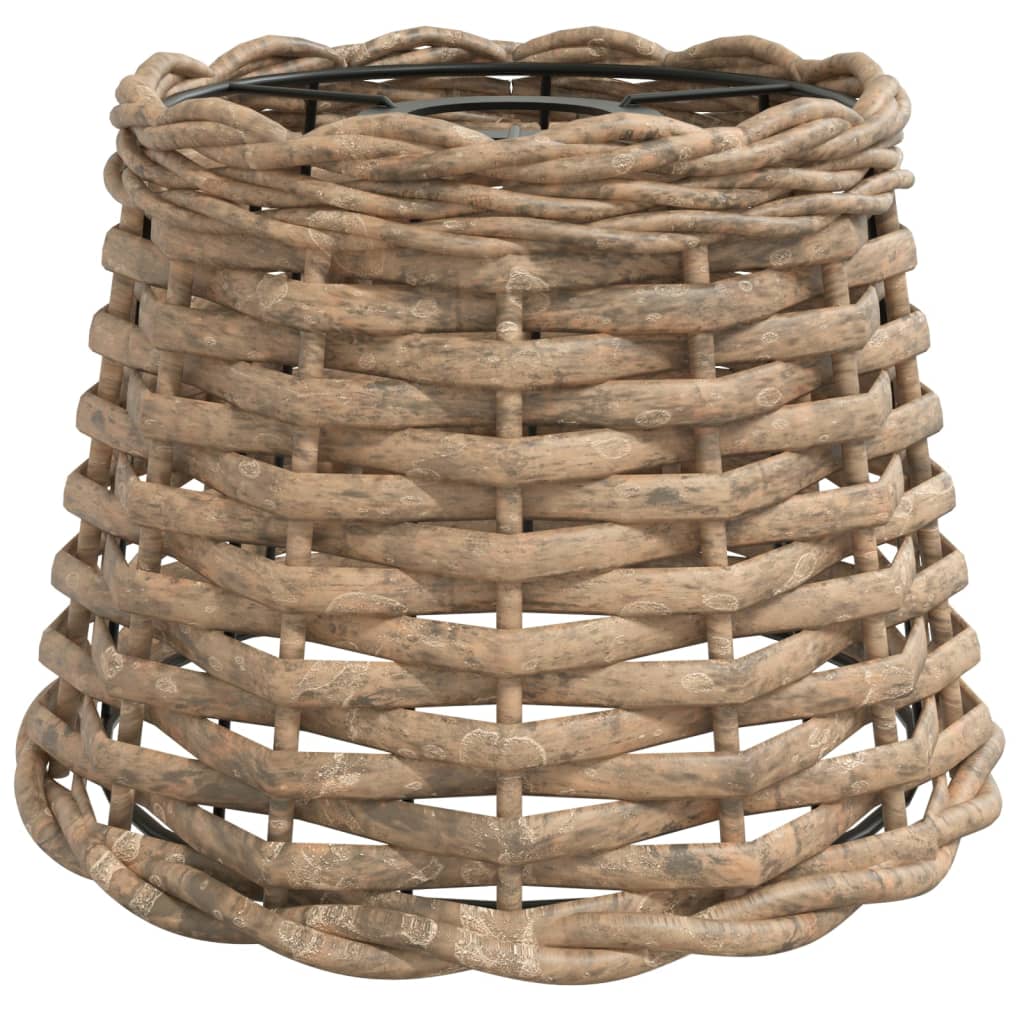 Vidaxl plafondlampenkap ø20x15 cm riet bruin