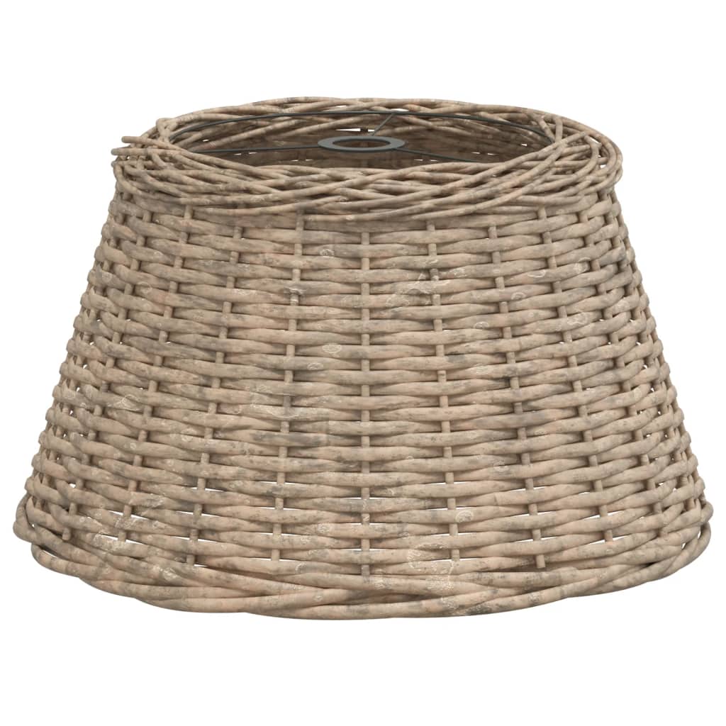 Vidaxl plafondlampenkap ø50x30 cm riet bruin