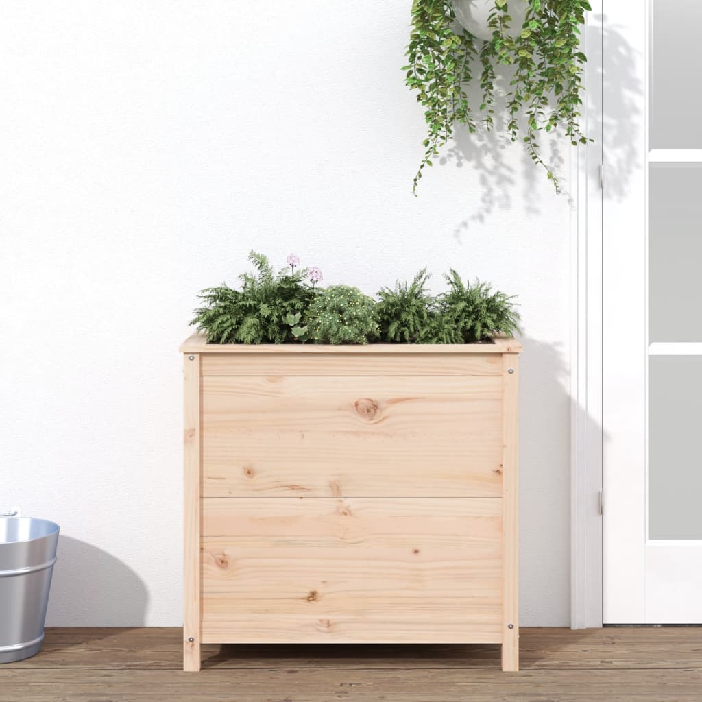 Vidaxl plantenbak 82,5x40x78 cm massief groenhout