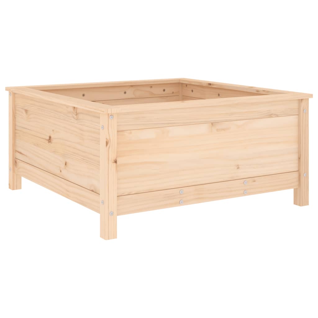 Vidaxl plantenbak 82,5x82,5x39 cm massief groenhout