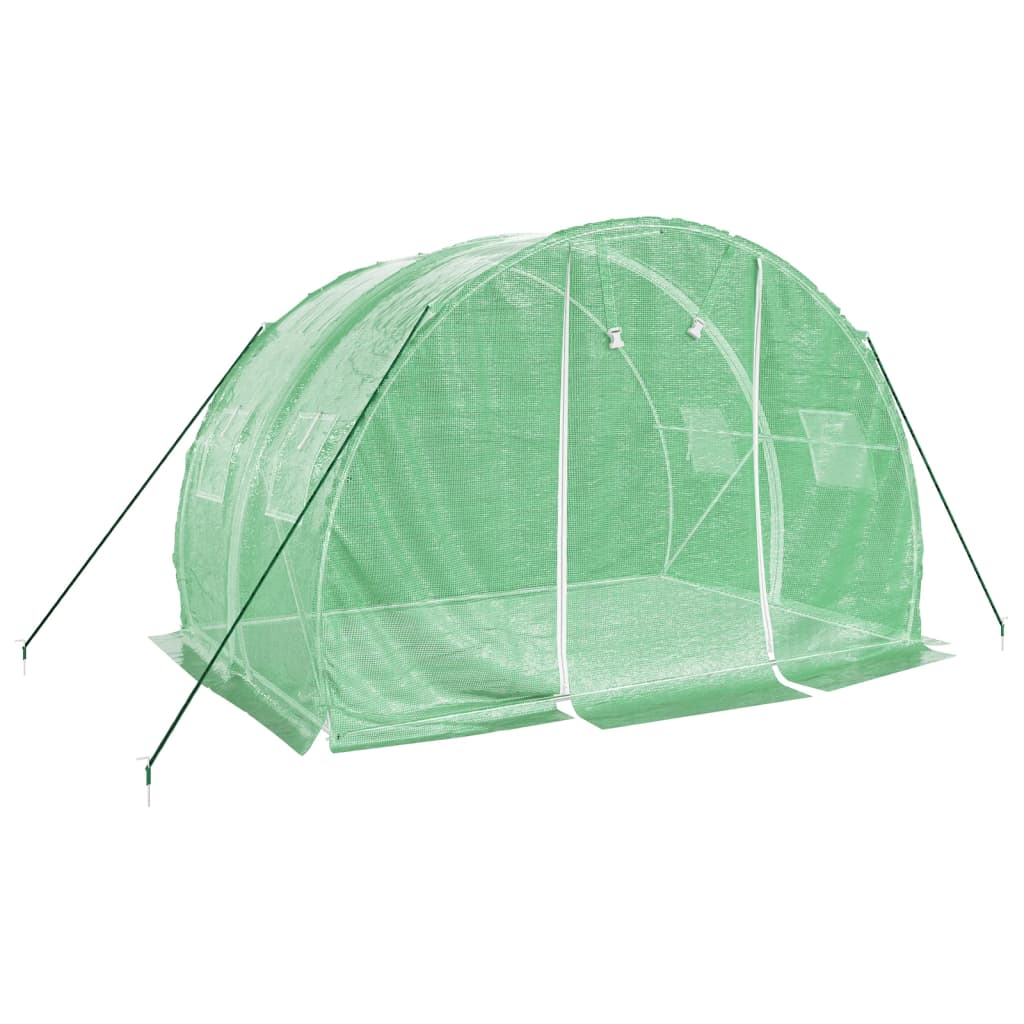 Vidaxl tuinkas met stalen frame 6 m² 3x2x2m