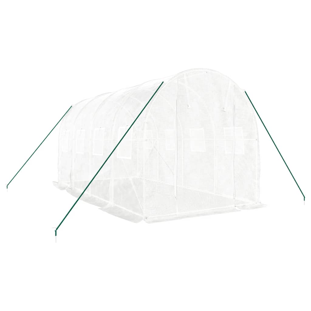 VidaXL Tuinkas met stalen frame 8 m² 4x2x2m