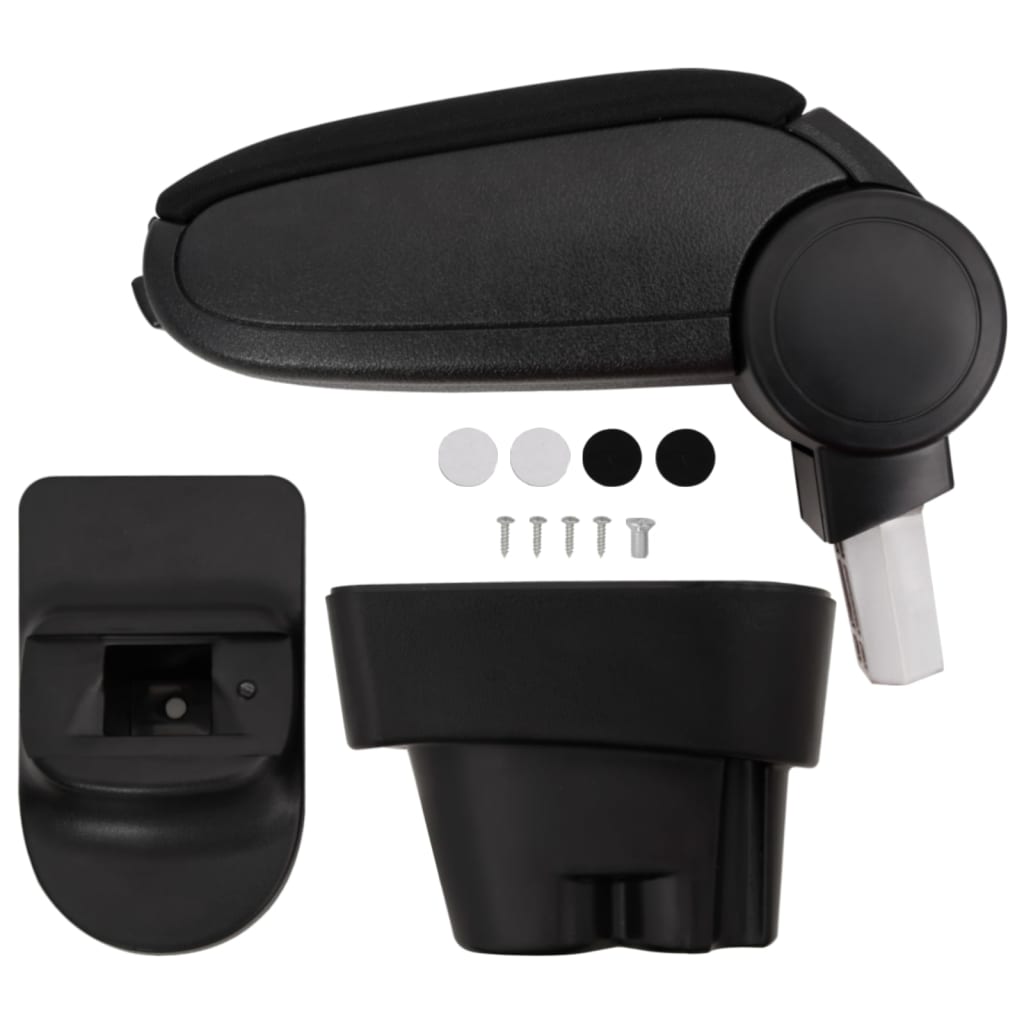 Vidaxl armsteun 12x36x(33,5-48) cm abs zwart