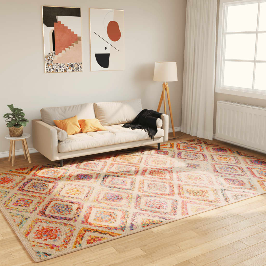 Vidaxl vloerkleed wasbaar antislip 190x300 cm meerkleurig