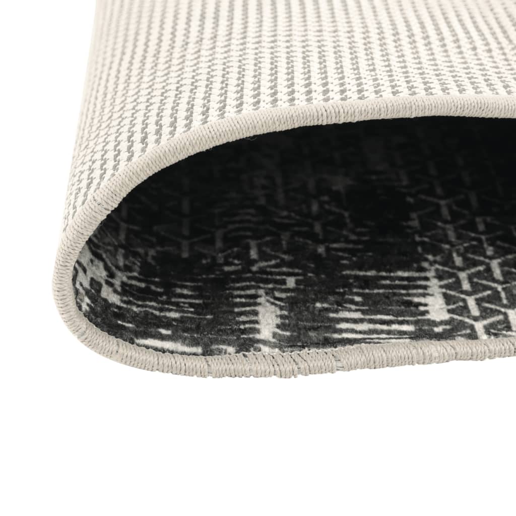 Vidaxl vloerkleed wasbaar antislip ø 120 cm meerkleurig