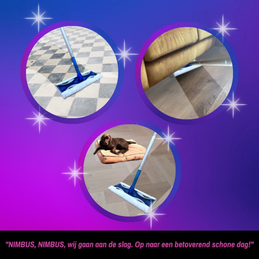 Nimbus magische vloerdoekjes navulling 20 stuks xxl 46x27 cm