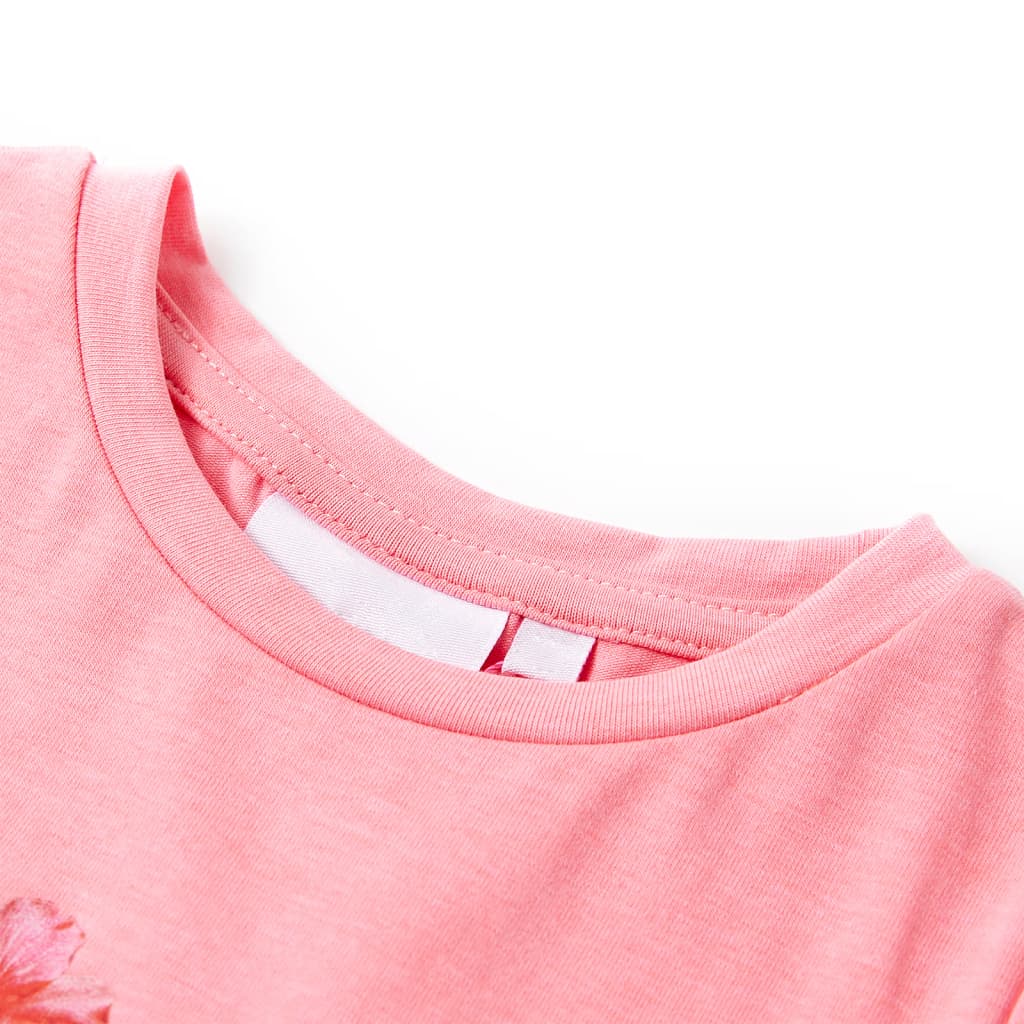Vidaxl kindershirt 116 neonroze
