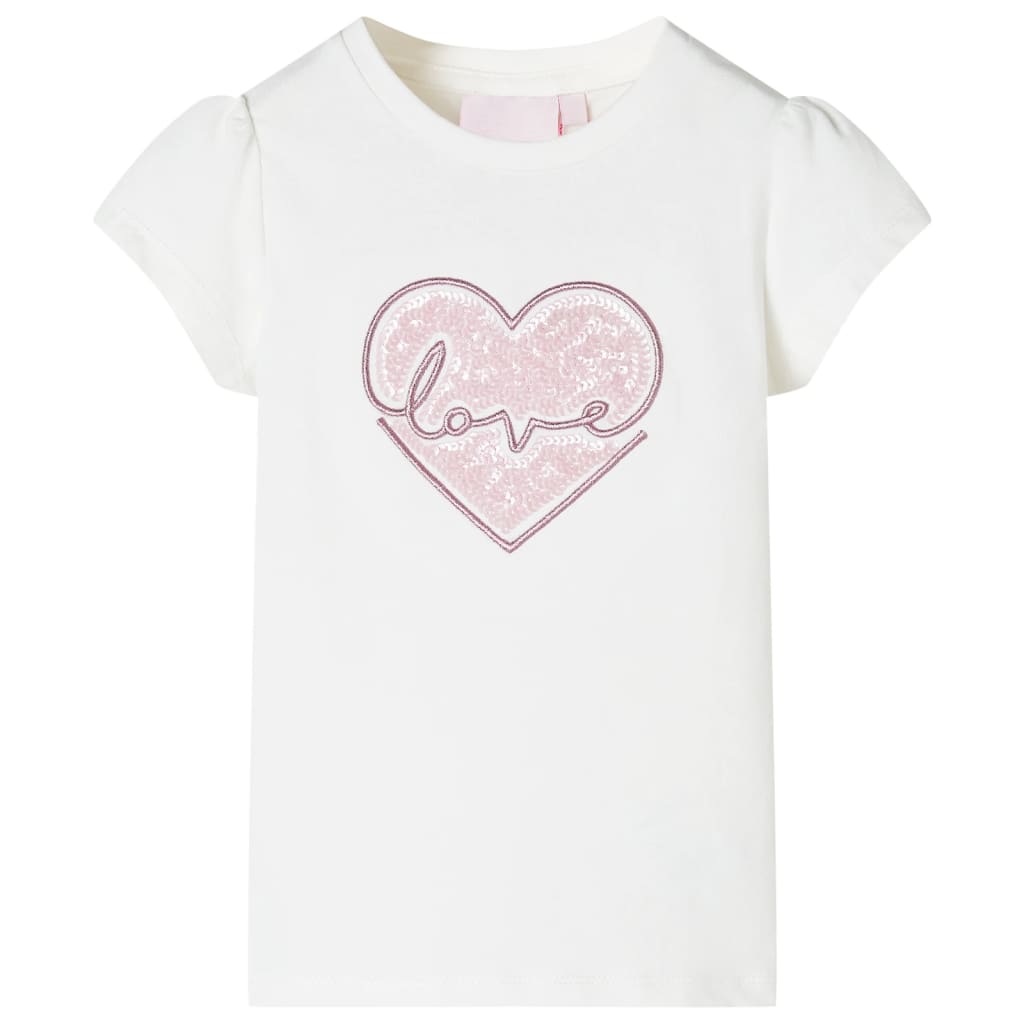 Vidaxl kindershirt 104 ecru
