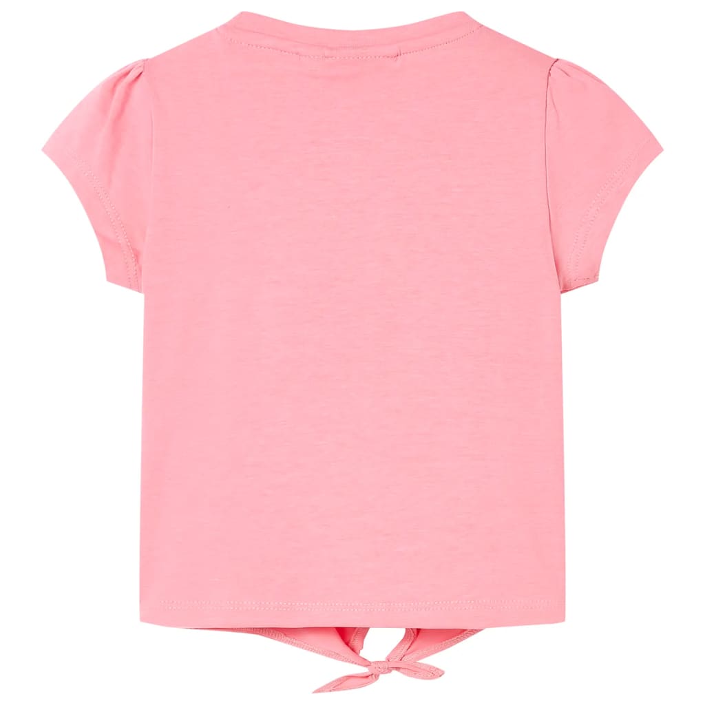 Vidaxl kindershirt 104 fluorescerend roze