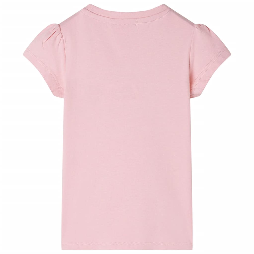 Vidaxl kindershirt 104 lichtroze