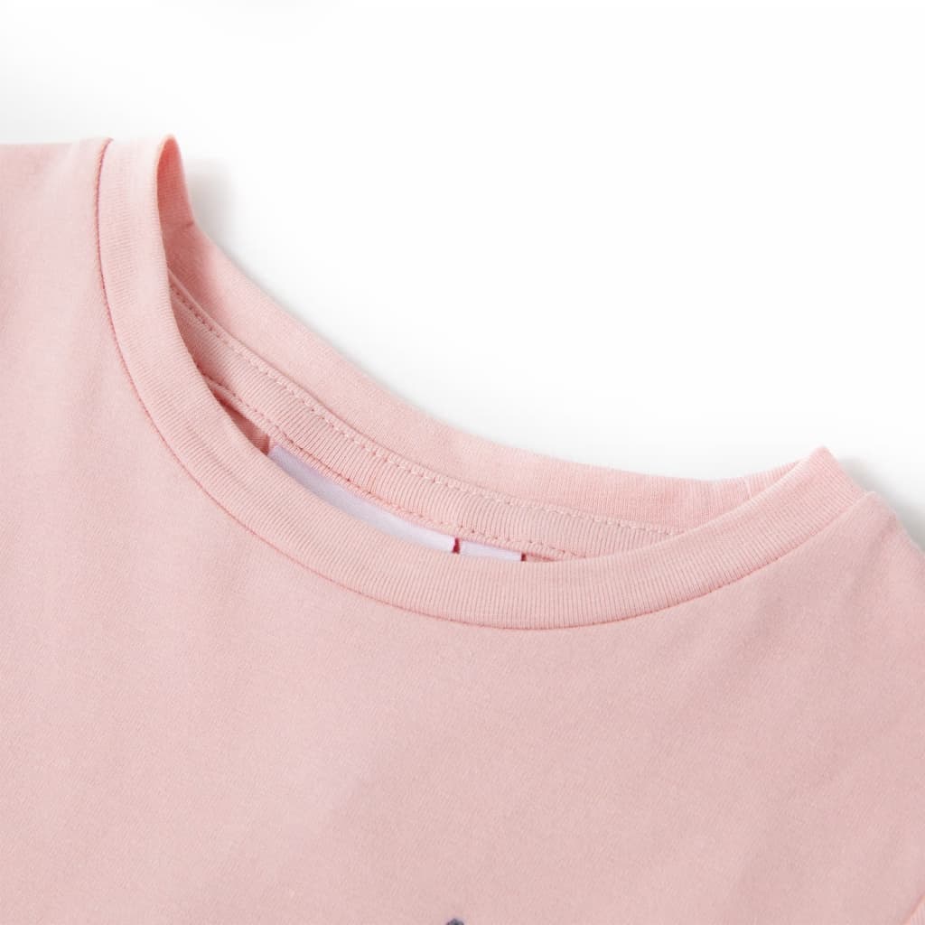 Vidaxl kindershirt 104 lichtroze