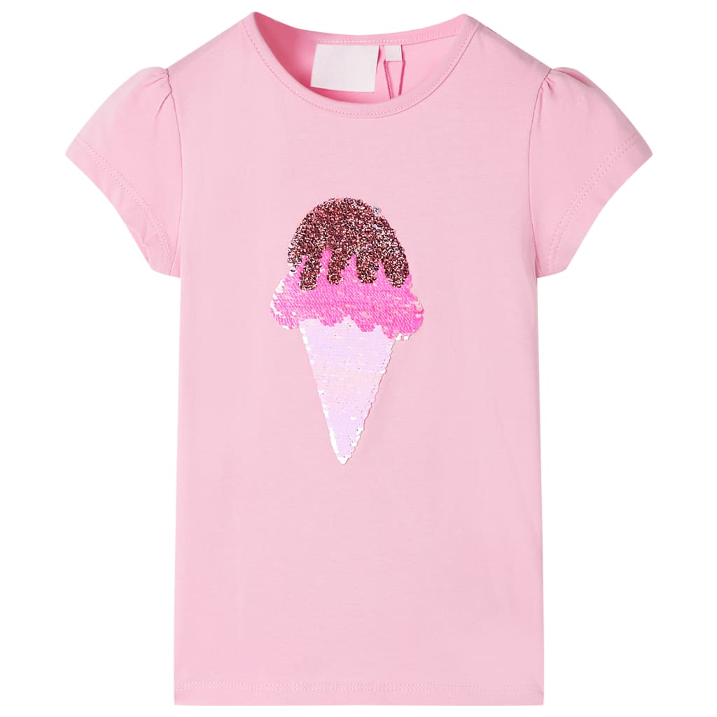 Vidaxl kindershirt 104 felroze