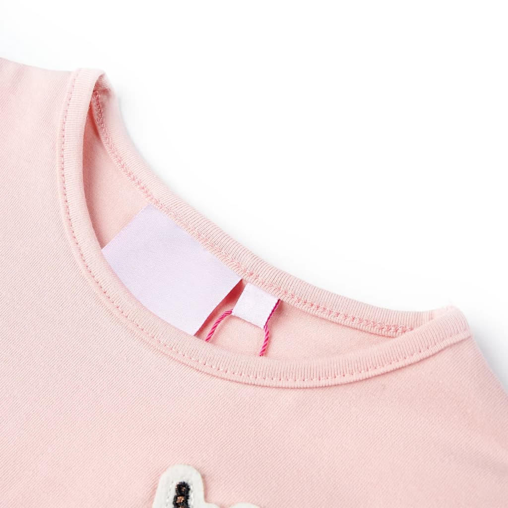 VidaXL Kindershirt 128 lichtroze