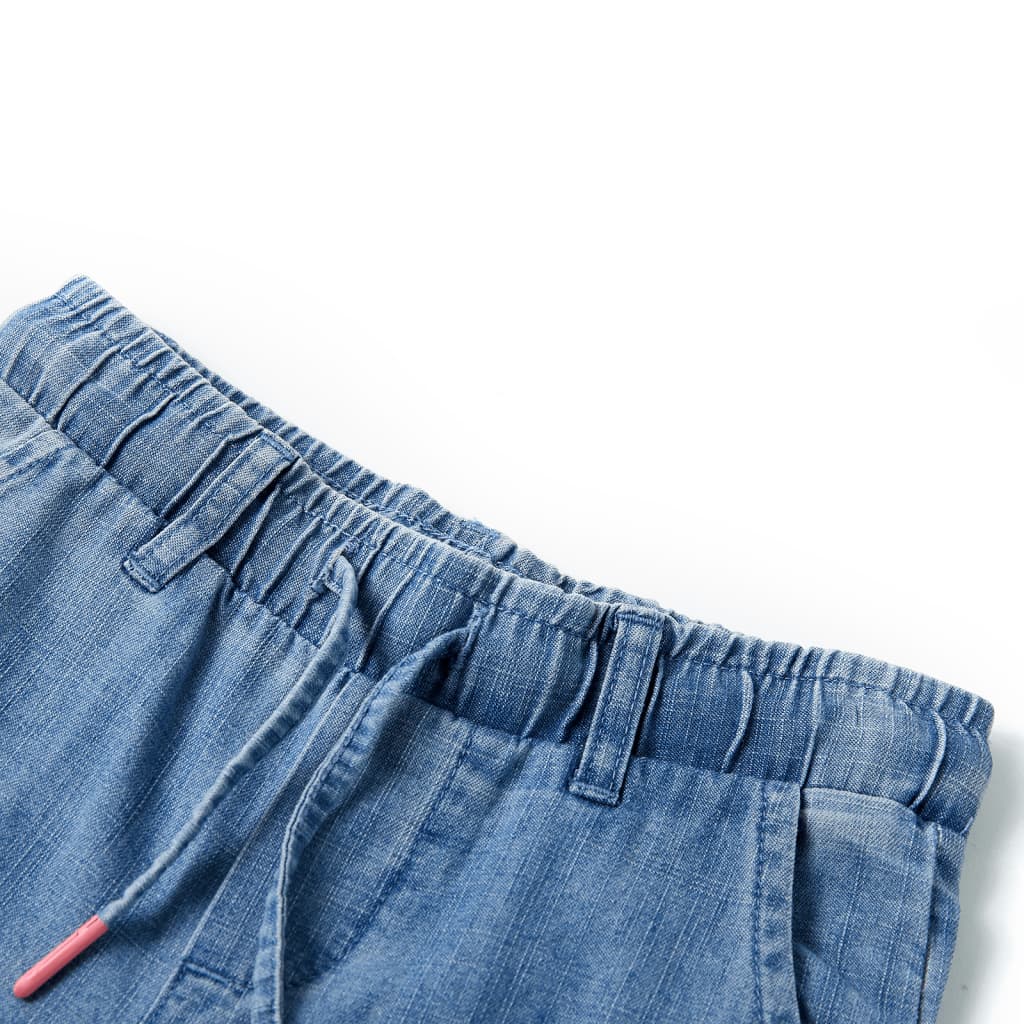 Vidaxl kinderbroek 92 denimblauw