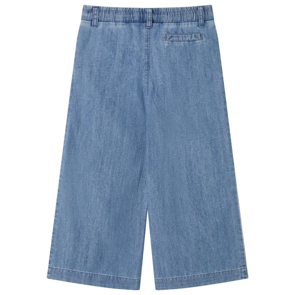 Vidaxl kinderbroek 116 denimblauw