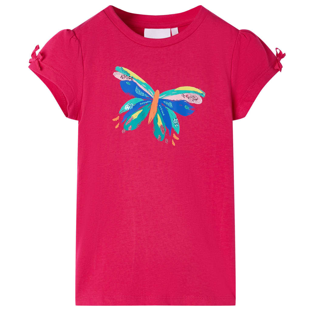 Vidaxl kindershirt 116 felroze