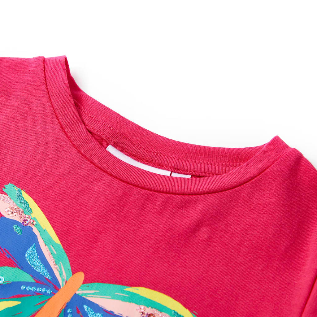 Vidaxl kindershirt 140 felroze