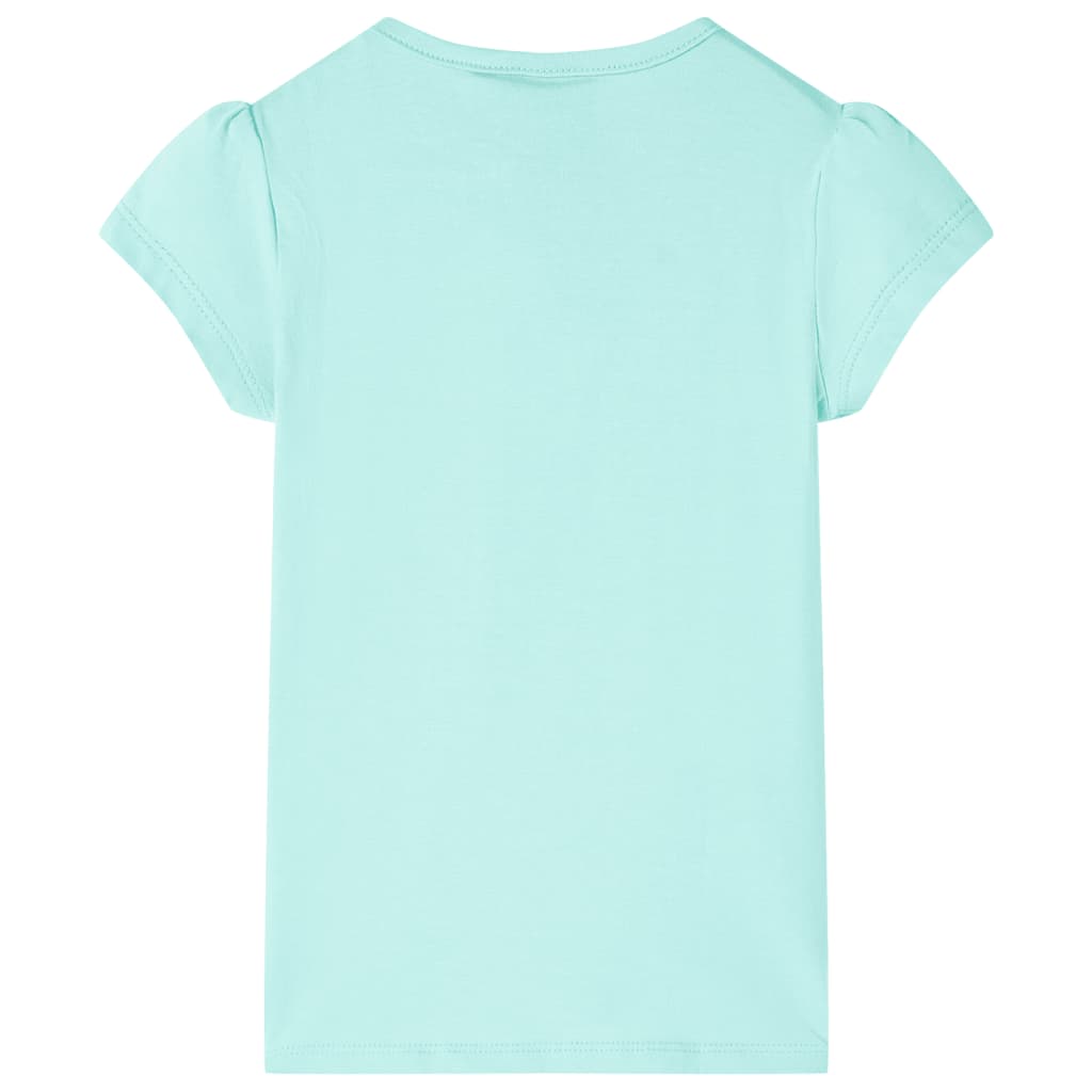 Vidaxl kindershirt 140 lichtmint