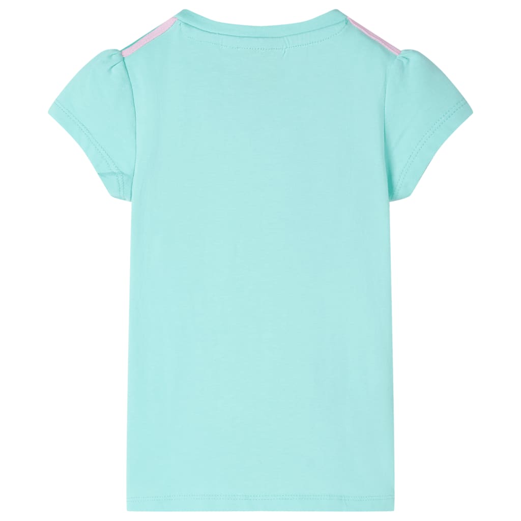 Vidaxl kindershirt 128 lichtmint
