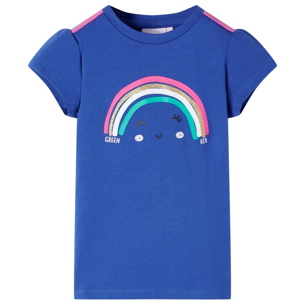 Vidaxl kindershirt 140 kobaltblauw
