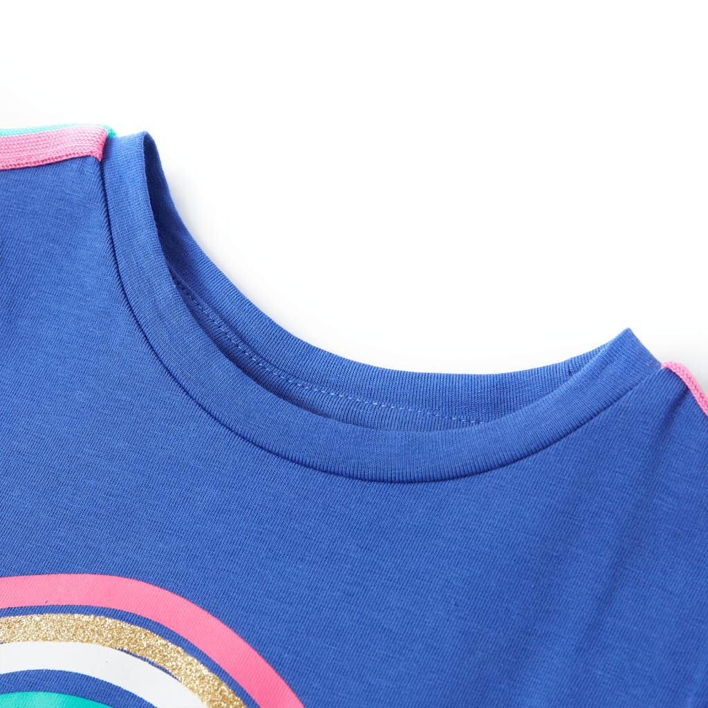 Vidaxl kindershirt 140 kobaltblauw