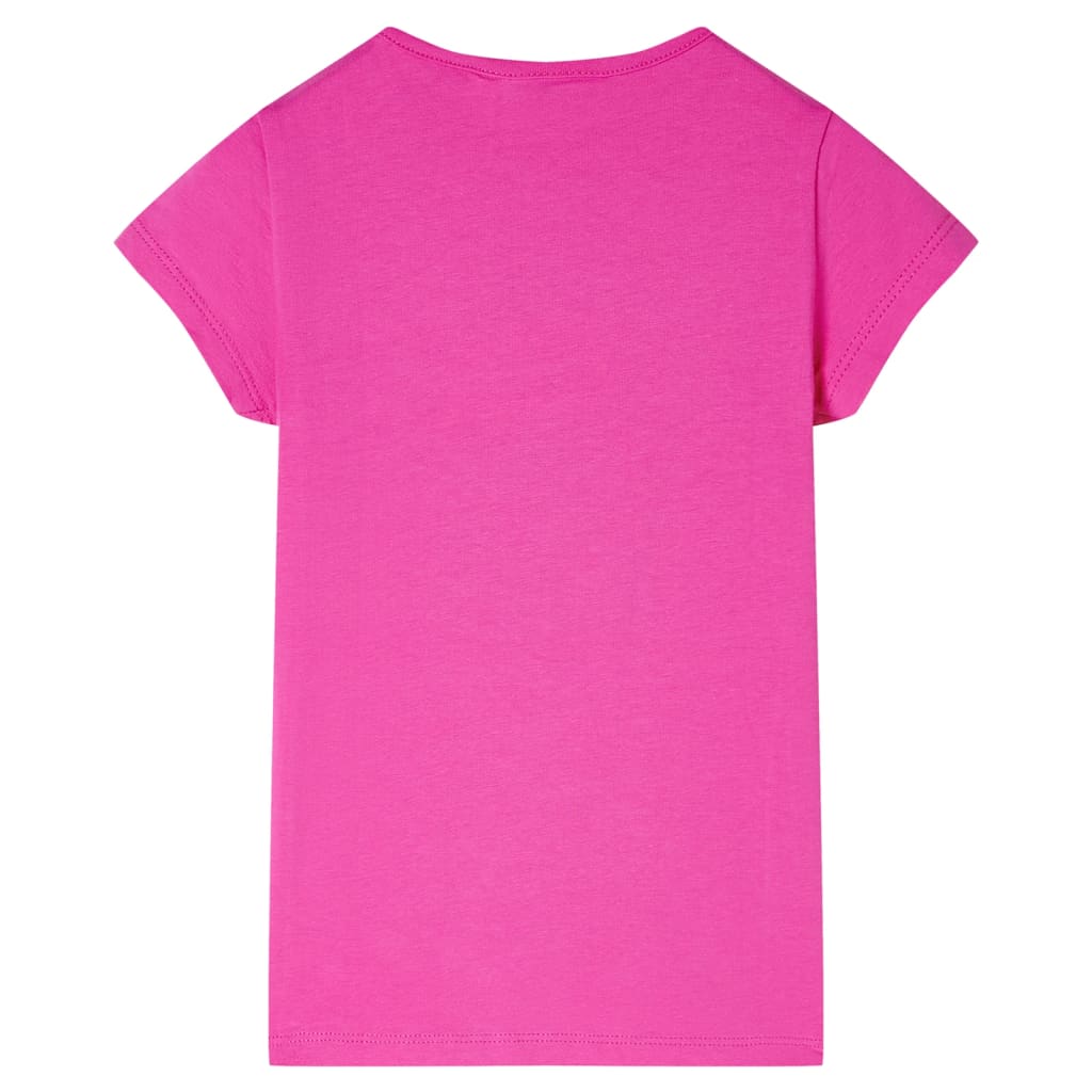 Vidaxl kindershirt 140 donkerroze