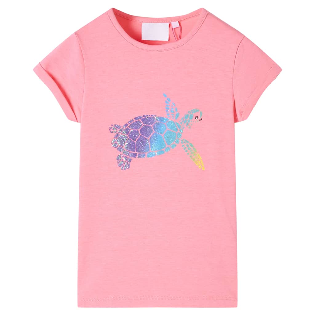 Vidaxl kindershirt 104 felroze