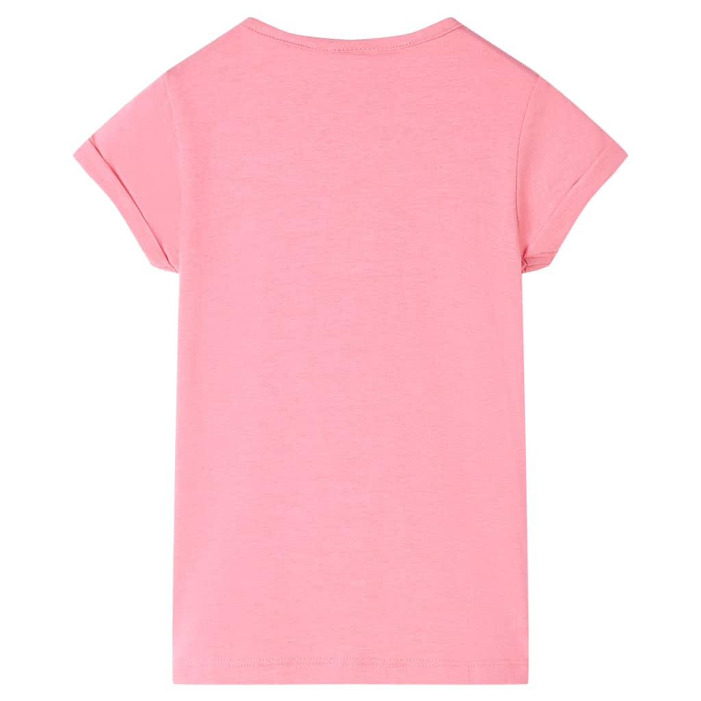 Vidaxl kindershirt 104 felroze