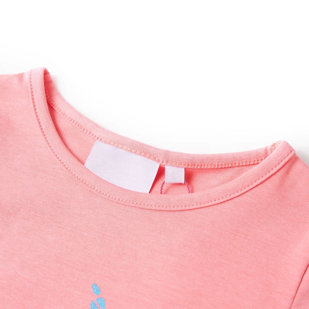 Vidaxl kindershirt 140 felroze