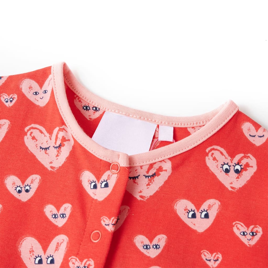 Vidaxl kinderjumpsuit 128 rood