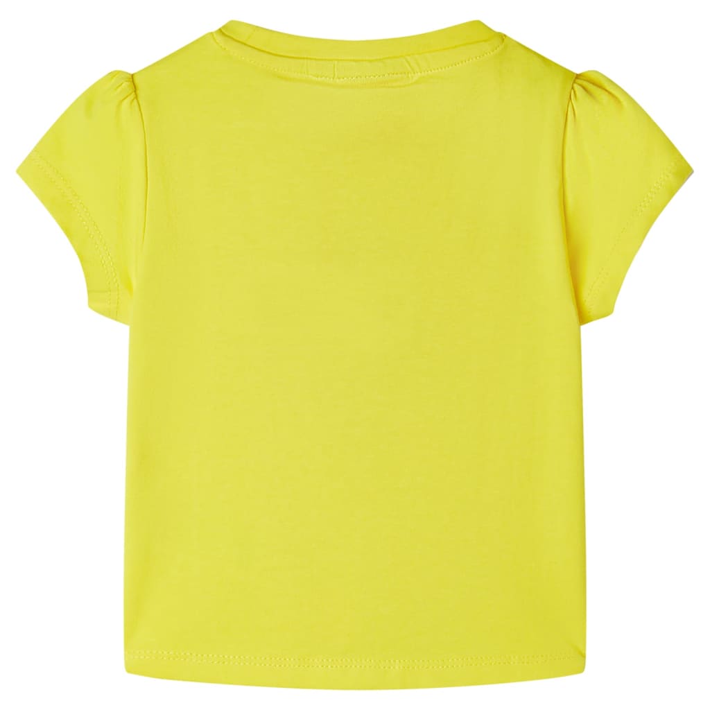 Vidaxl kindershirt 104 geel