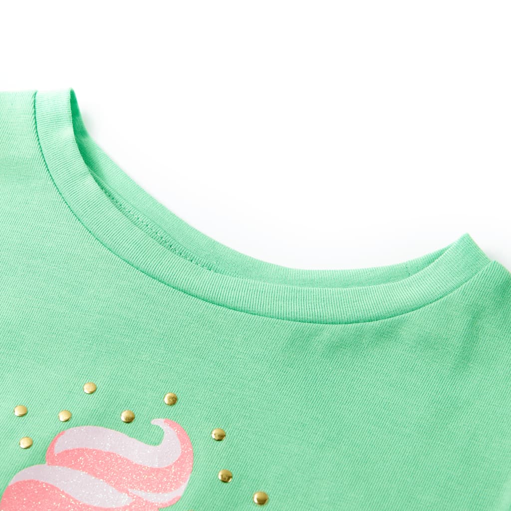Vidaxl kindershirt 116 lichtgroen