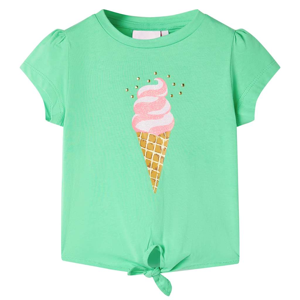 Vidaxl kindershirt 128 lichtgroen