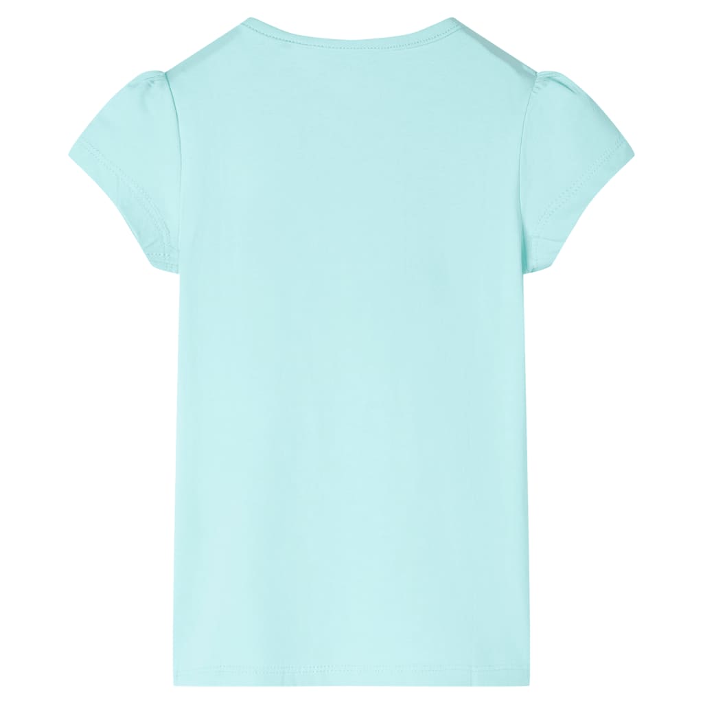 Vidaxl kindershirt 140 lichtzeeblauw