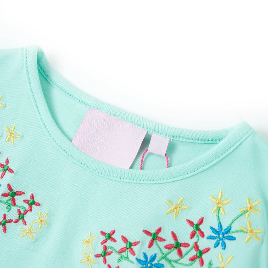 Vidaxl kindershirt 140 lichtzeeblauw