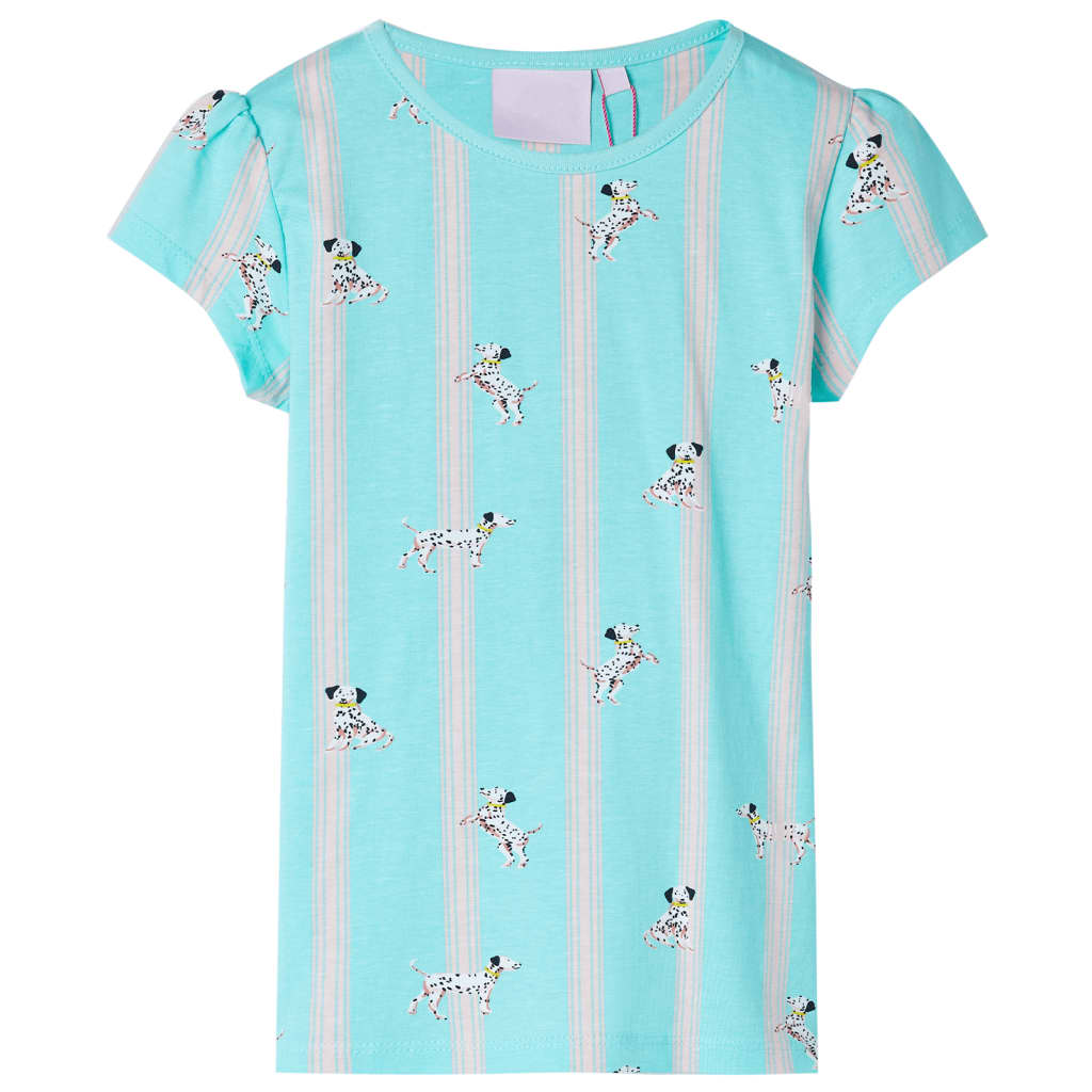 Vidaxl kinderpyjama met korte mouwen 116 blauw