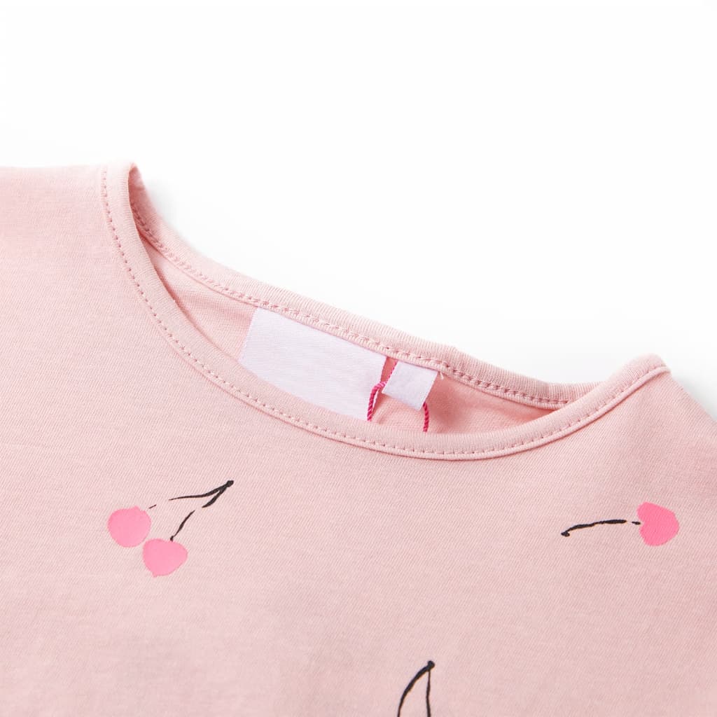Vidaxl kindershirt 116 lichtroze