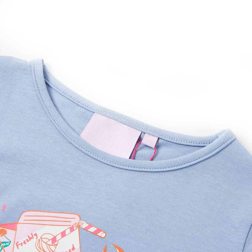 Vidaxl kindershirt 92 blauw