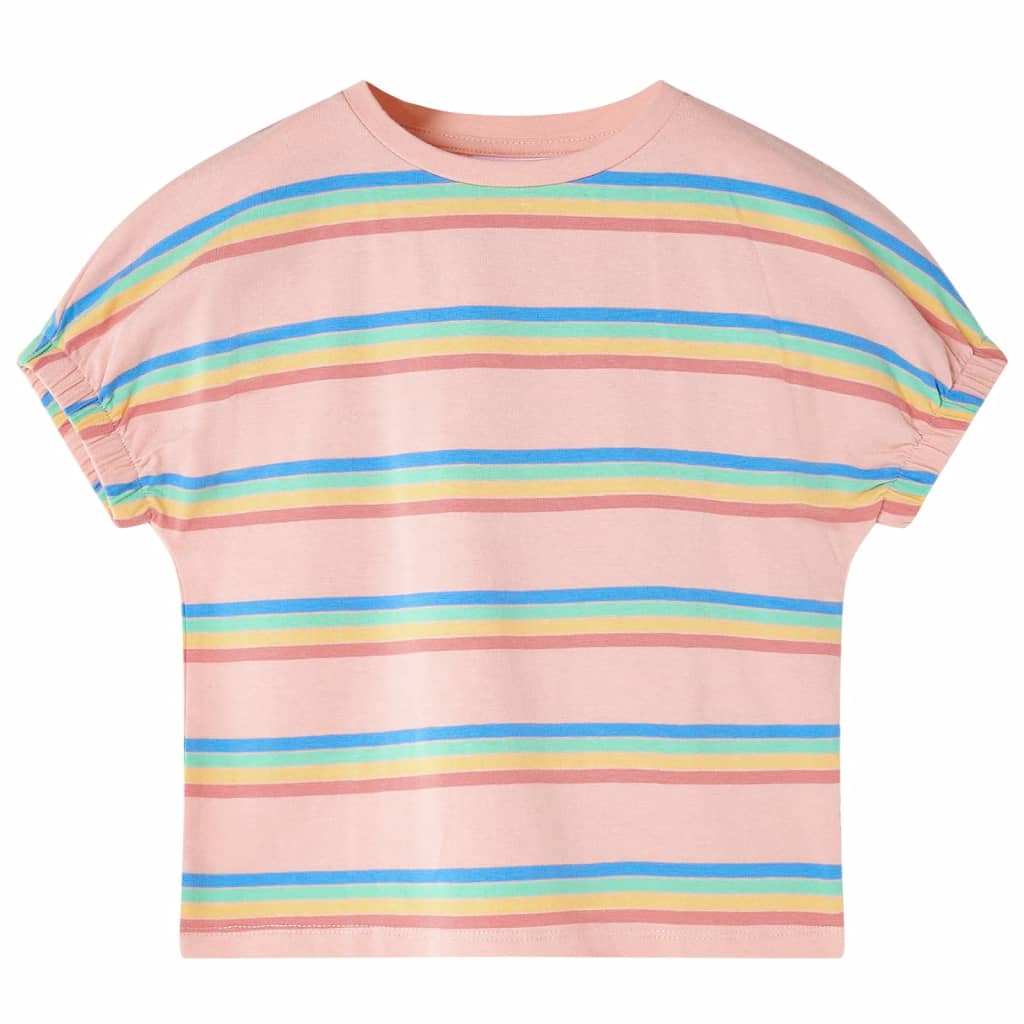 Vidaxl kindershirt 128 perzikkleurig
