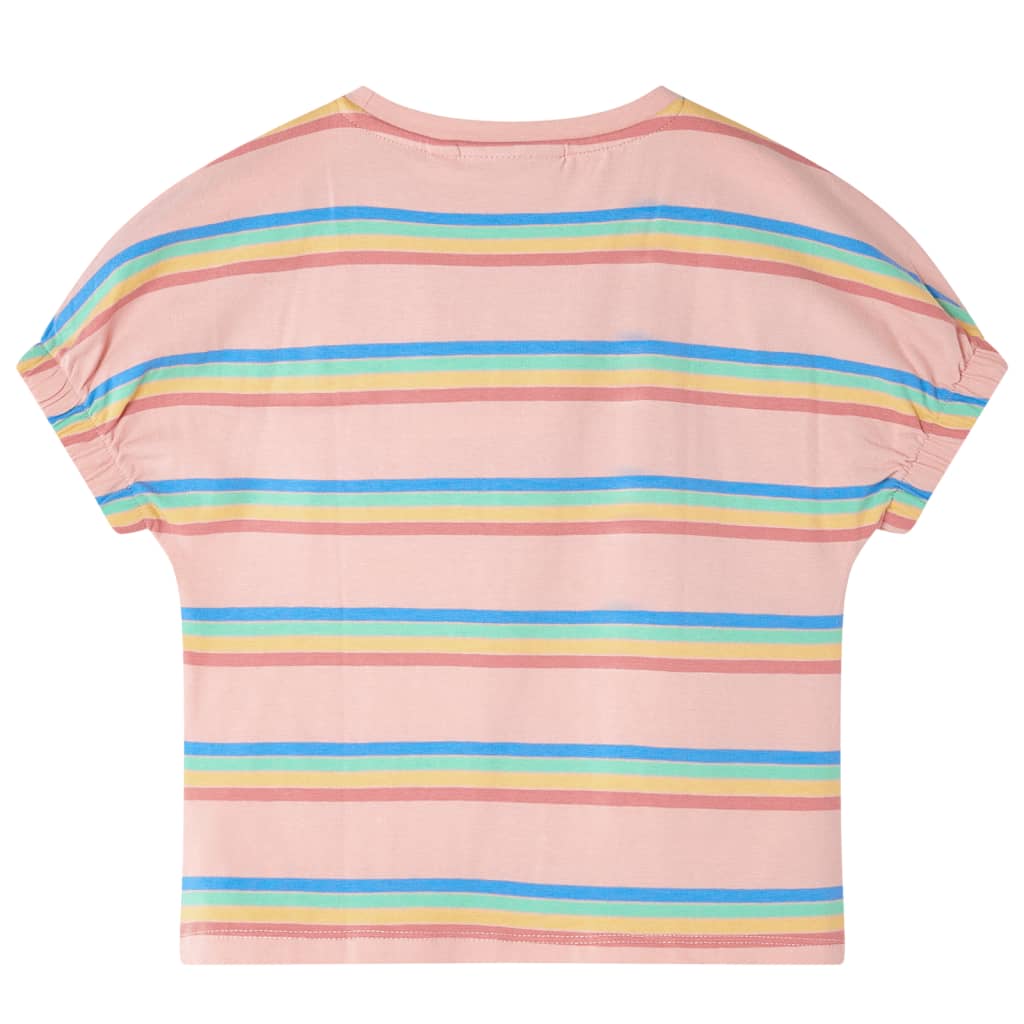 Vidaxl kindershirt 128 perzikkleurig